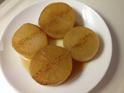 焼き大根の煮物