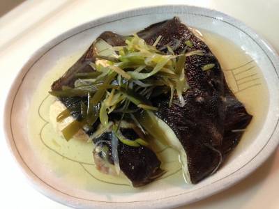 かれいの変わり煮びたし