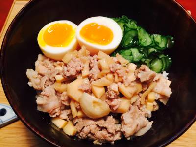 春野菜の台湾風そぼろご飯