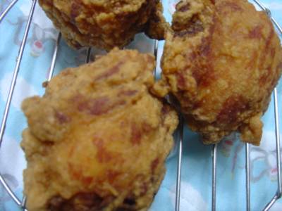 半熟卵のから揚げ