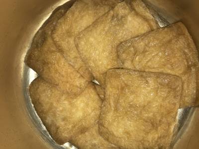 油揚げの炊いたん