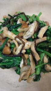 青菜のえのきあえ