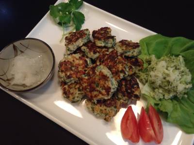 やわらか青じそつくね