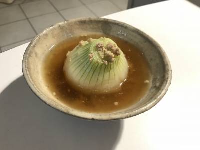 新たまねぎの丸ごと煮
