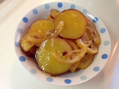 さつま芋のレモン煮