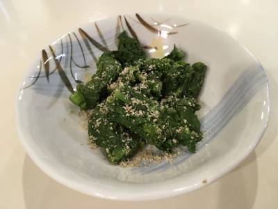 菜の花のおひたし