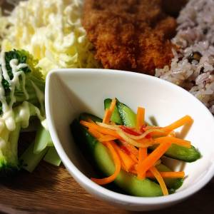 きゅうりの甘酢漬け