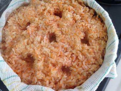 にんじんおこわ