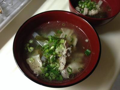 大根の豚汁
