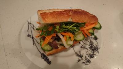 牛肉のバインミー