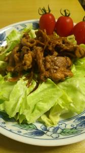 ちぎりキャベツの豚バラ甘辛ソース