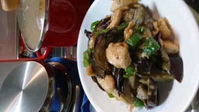 鶏肉となすのスタミナ炒め