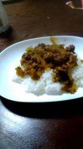 プルーンドライカレー