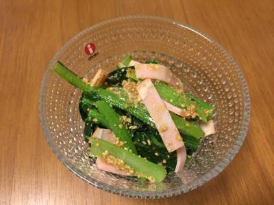 小松菜のごま酢あえ
