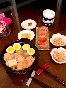 肉だんごと豆腐のコトコト鍋