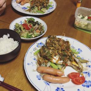 あじのピリ辛レンジ蒸し