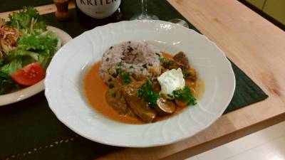 ビーフストロガノフ