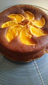 みかんのケーキ