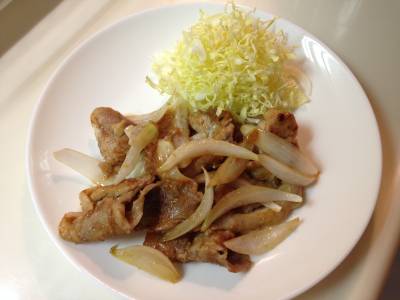 豚のしょうが焼き