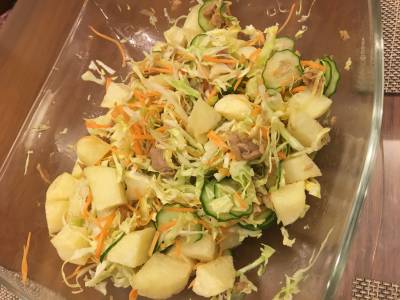 キャベツとツナのおかずサラダ