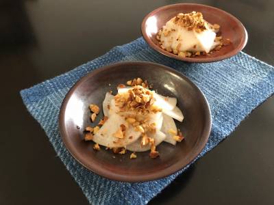 大根とナッツのあえもの