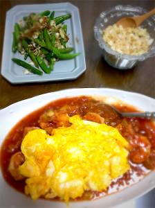 えびのチリソース ふんわり卵のせ