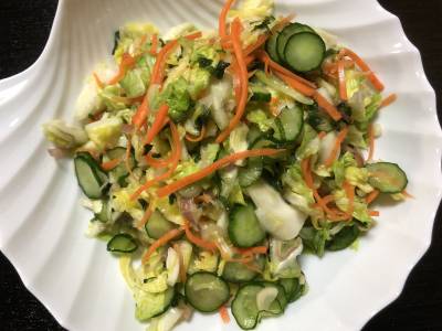 鈴木家の絶品!和風サラダ