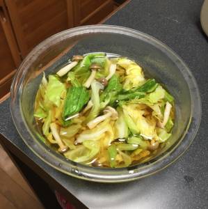 春キャベツのだし酢