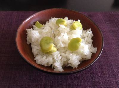そら豆ごはん
