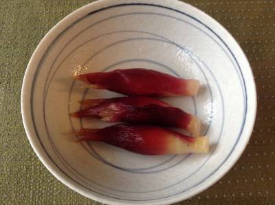 みょうがの甘酢漬け