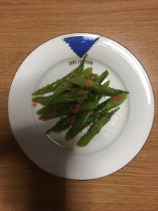 いんげんのたらこあえ