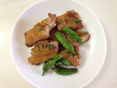 鶏もも肉のさんしょう焼き