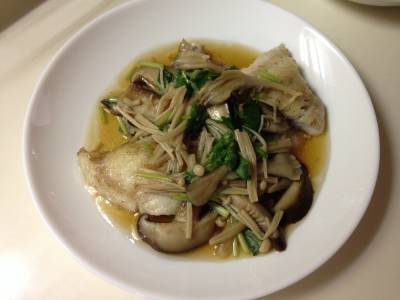 たらのきのこあんかけ