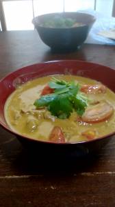 トマトカレーうどん