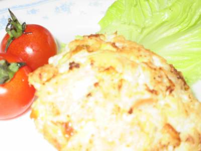 キャベツと豆腐のフワフワ揚げ