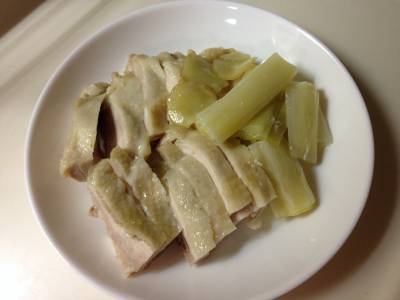 鶏のさっぱり蒸し物