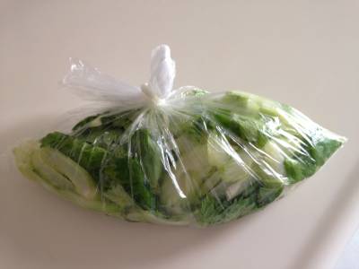 セロリの塩漬け