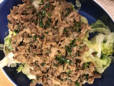 うまだれレタスごはん