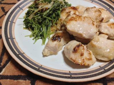 鶏むね肉のしょうが焼き