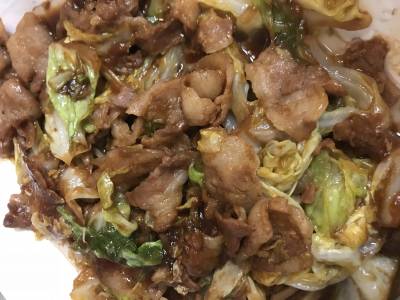 豚肉みそいため