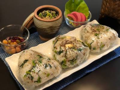 かぶじゃこチーズのおにぎりの素