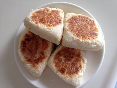 簡単網焼きパン