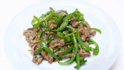 しっとりチンジャオロースー