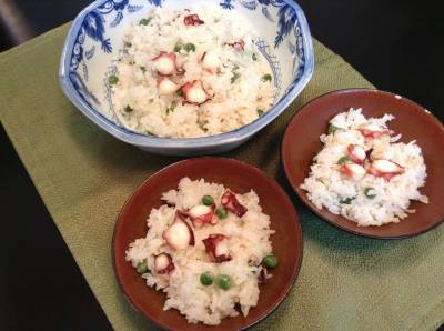 たこ豆ご飯