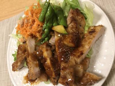 トンテキ マーマレードソース