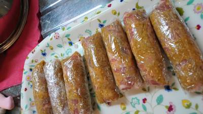 豚肉の野菜ロール ごまみそだれ焼き