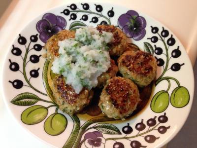 パセリたっぷり和風バーグ