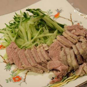 昭和49年の「ゆで豚肉の刺し身とスープ」