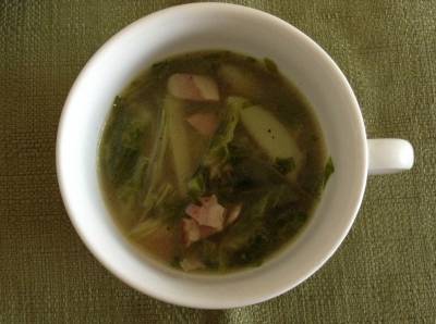 キャベツとじゃがいものスープ