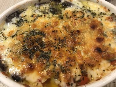 なすとチーズのオーブン焼き